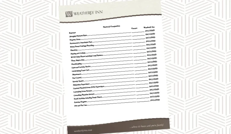 Not Sure About Senior Living Costs? Our Financial Comparison Planner Can Help